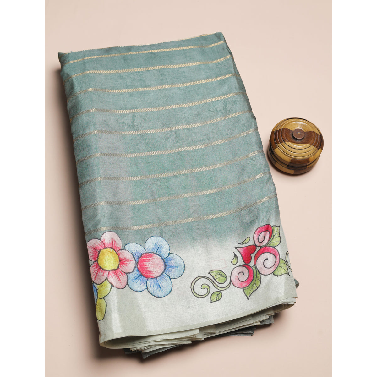 SEMI SILK PRINTED FABRIC
