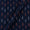 Cotton Ikat Midnight Blue X Black Cross Tone Washed Fabric Online D9150C16
