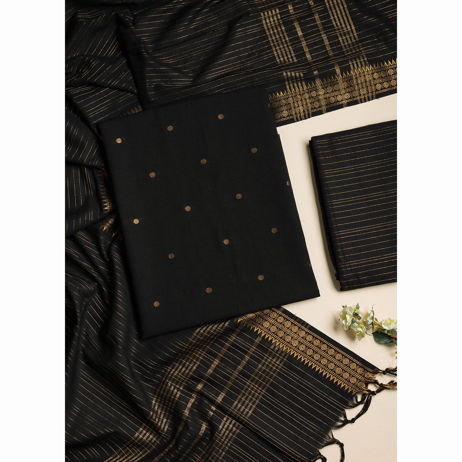 COTTON WOVEN SUIT SET