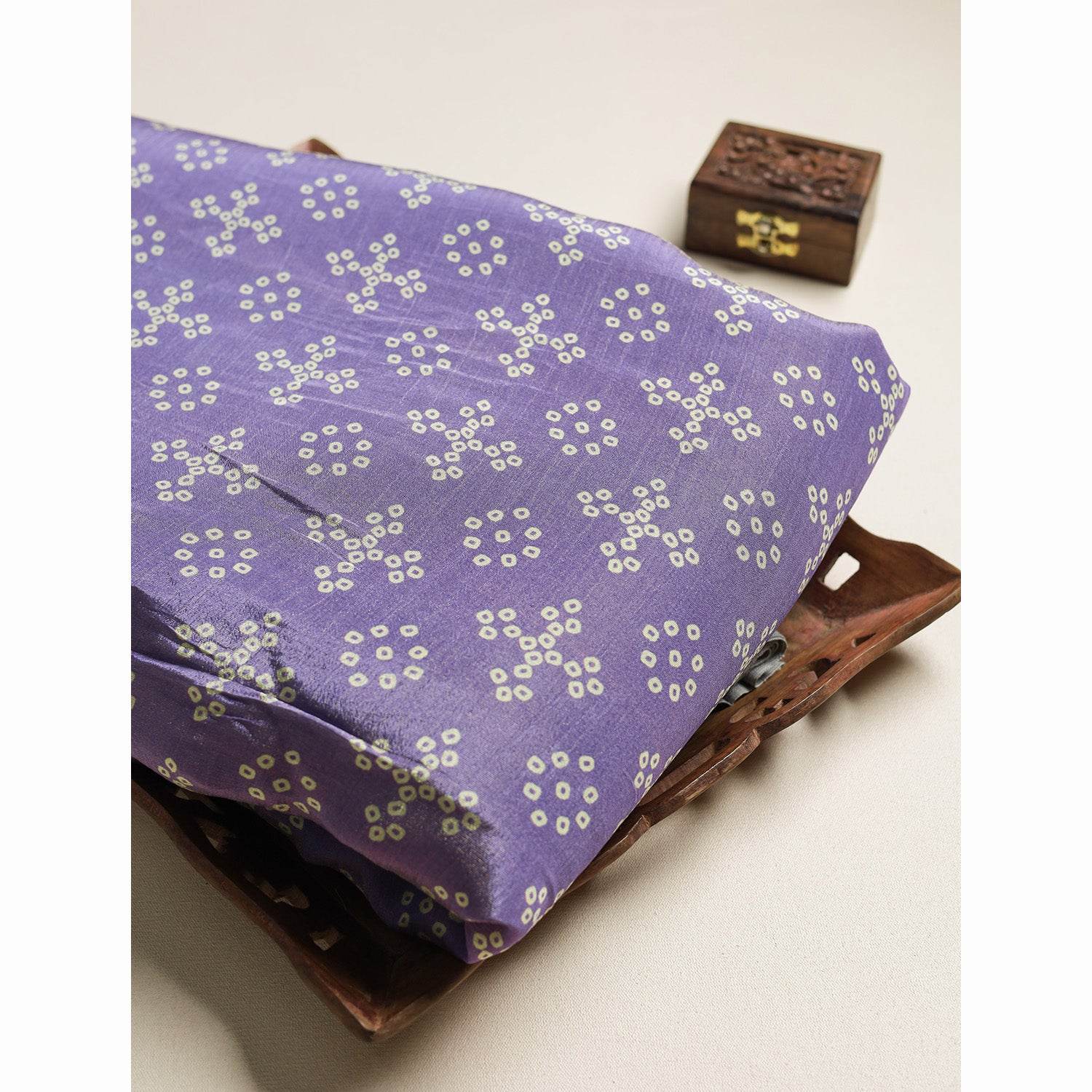 Printed Silk Tissue Fabric