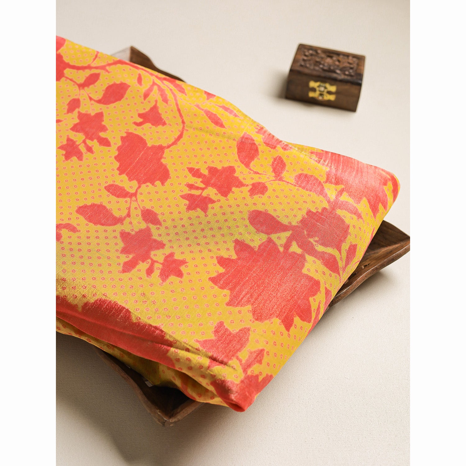 Printed Silk Tissue Fabric