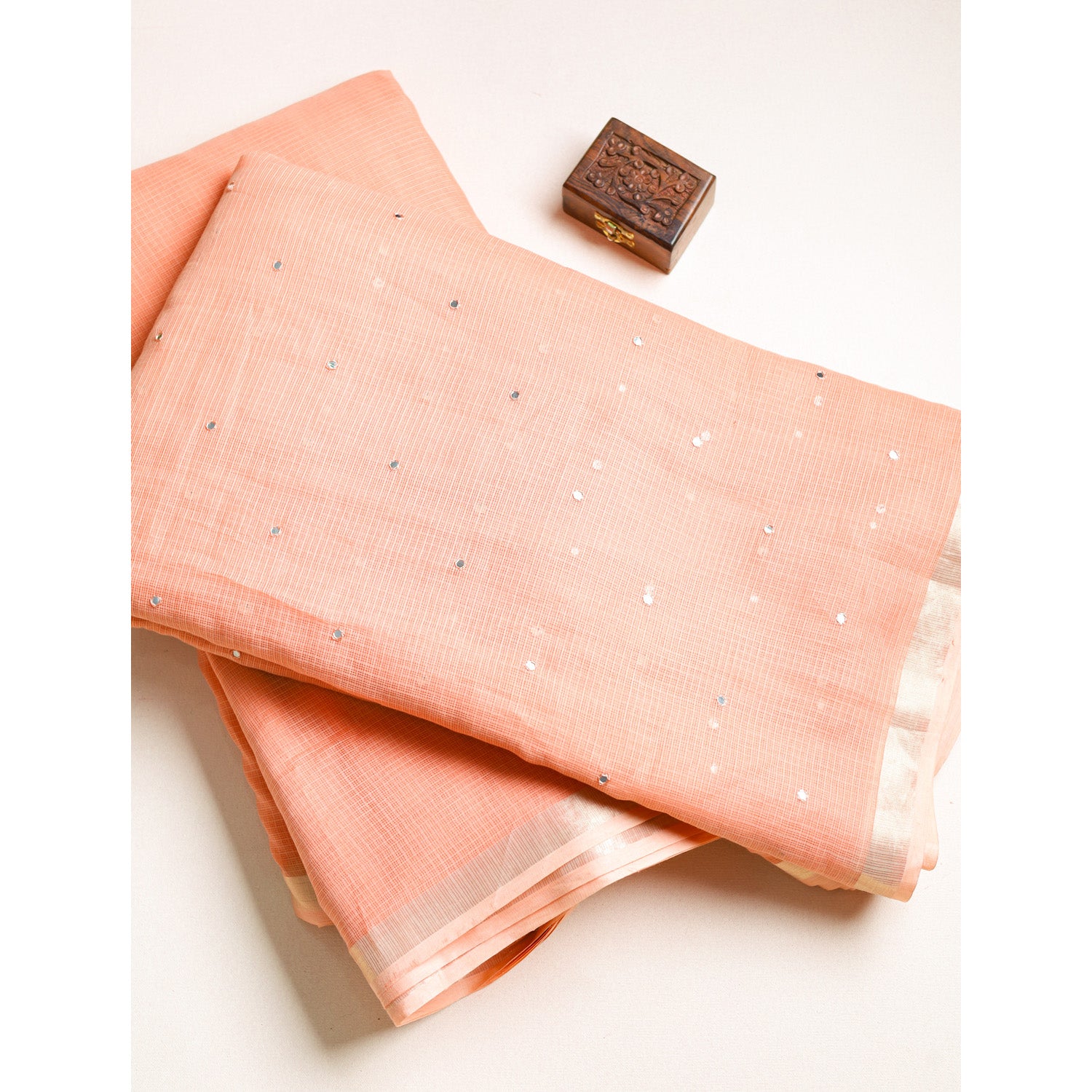 PURE COTTON KOTA MIRRORWORK & PLAIN FABRICS