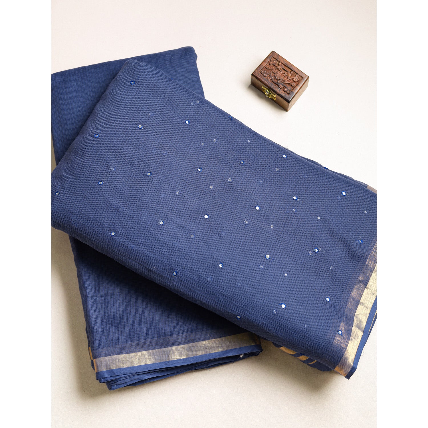 PURE COTTON KOTA MIRRORWORK & PLAIN FABRICS