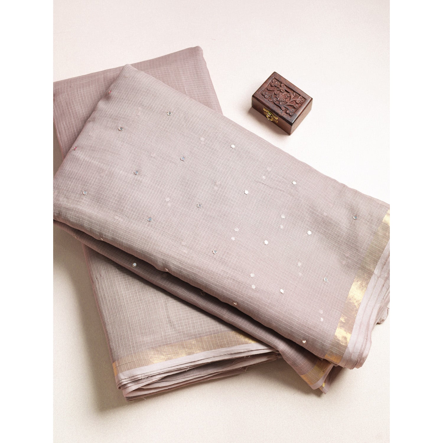 PURE COTTON KOTA MIRRORWORK & PLAIN FABRICS