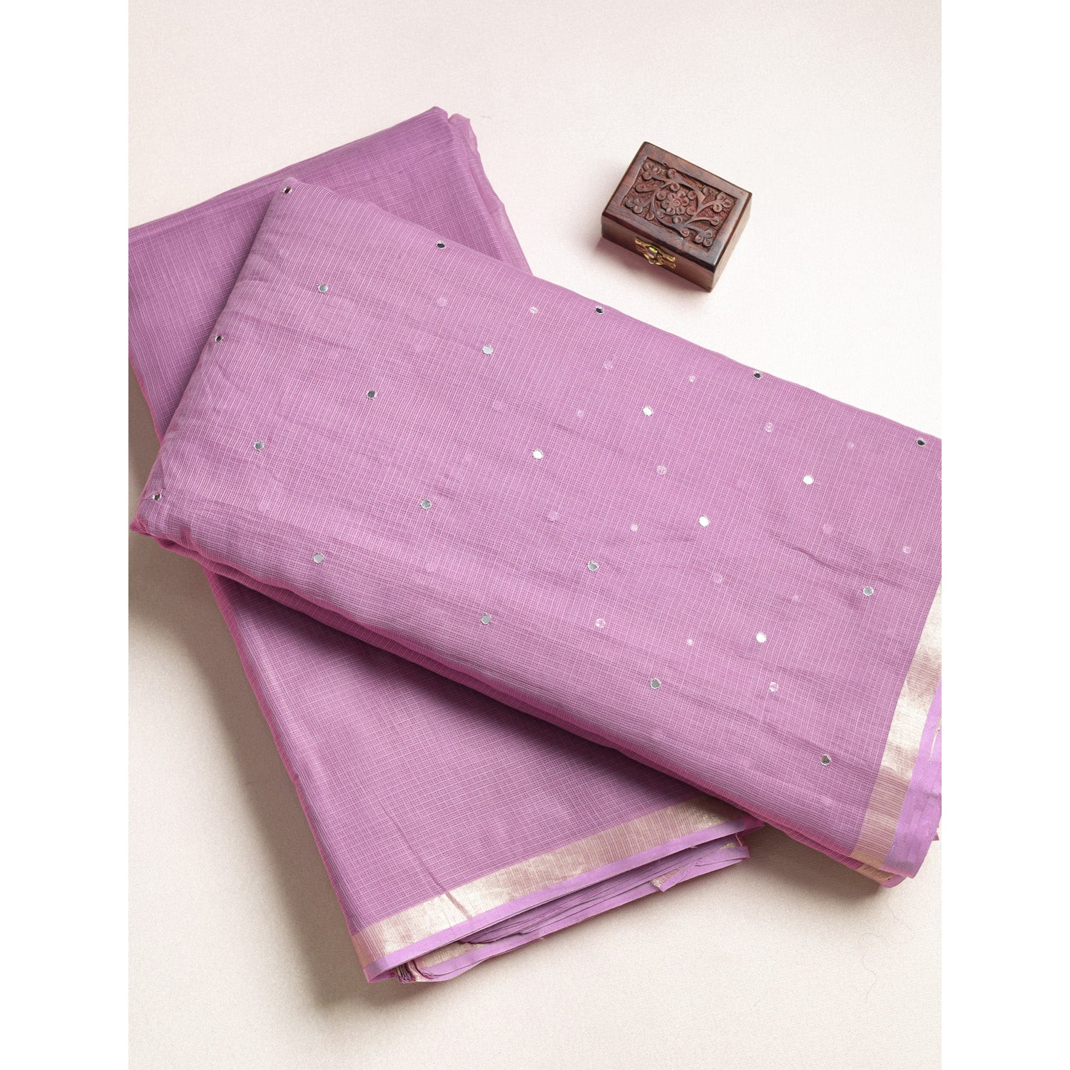 PURE COTTON KOTA MIRRORWORK & PLAIN FABRICS