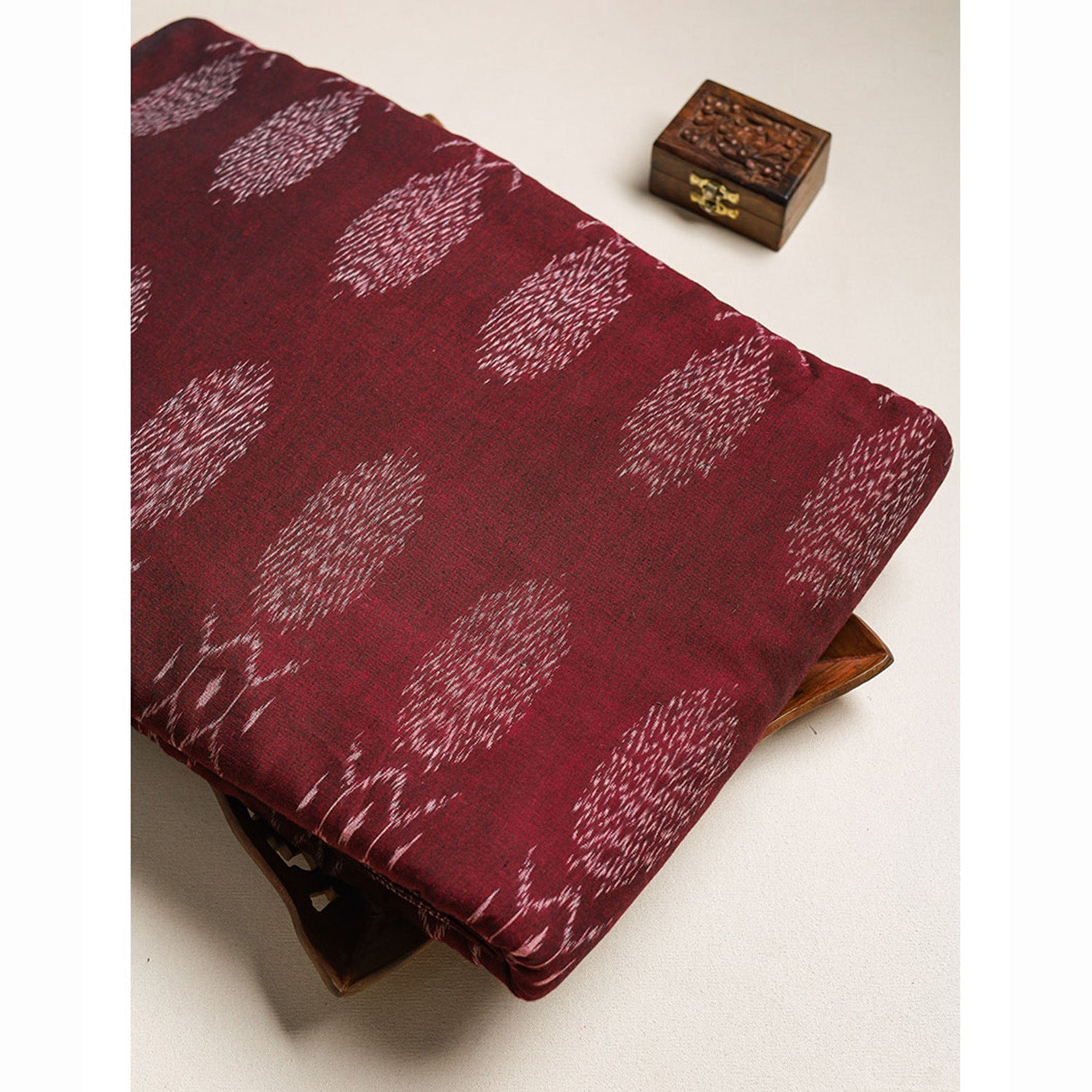 AZO FREE PURE COTTON IKAT FABRIC