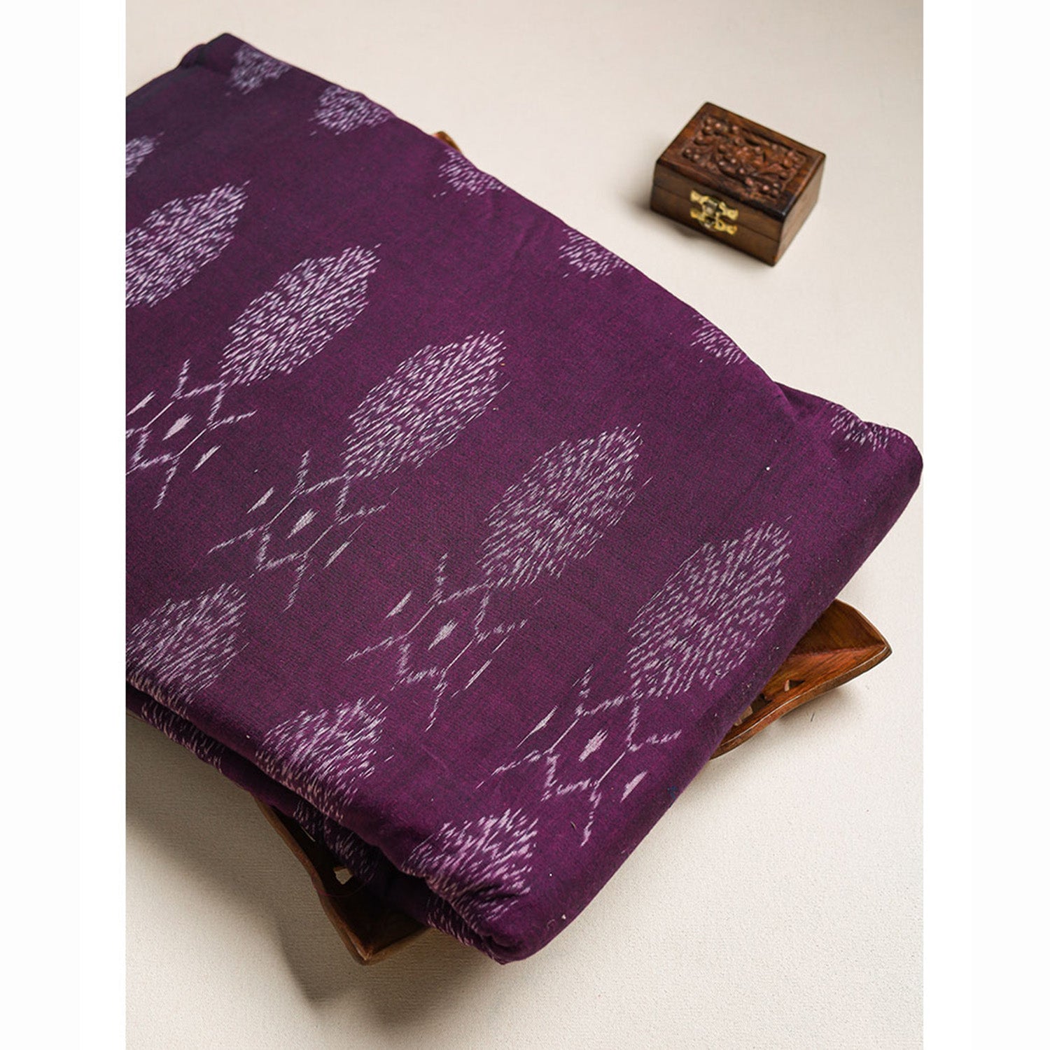 AZO FREE PURE COTTON IKAT FABRIC