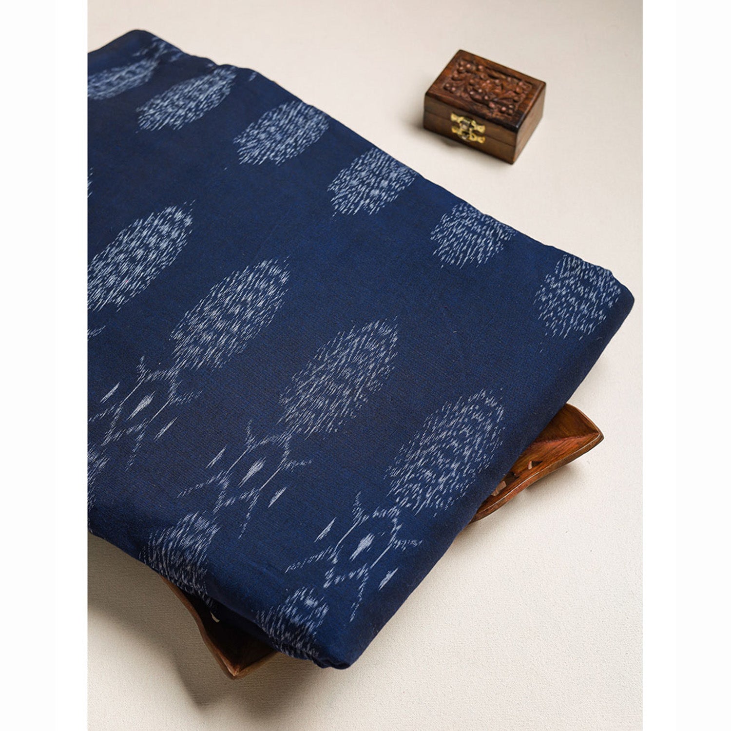 AZO FREE PURE COTTON IKAT FABRIC