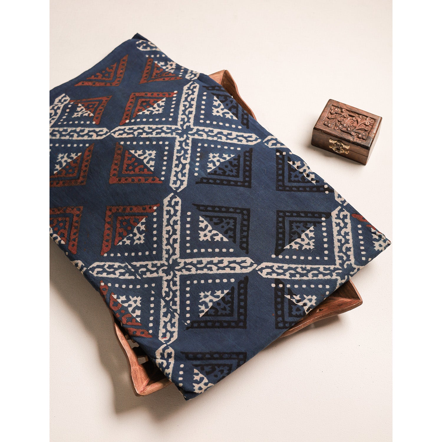 Cotton Ajrakh Fabric