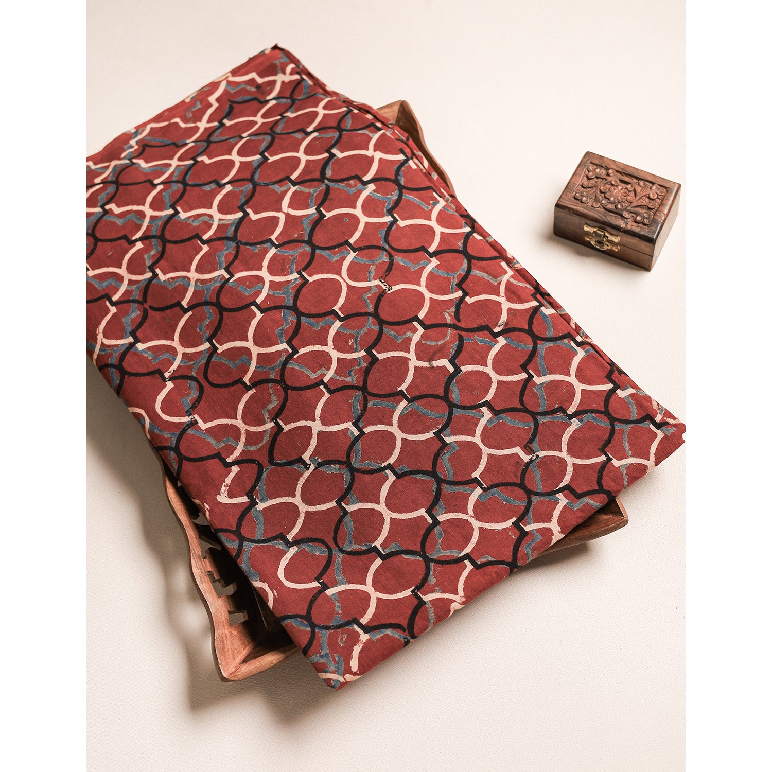 Cotton Ajrakh Fabric