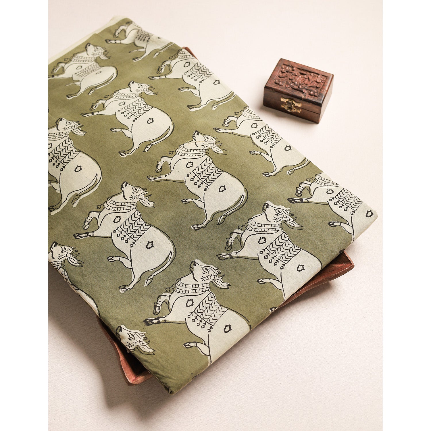 COTTON HANDBLOCK PRINTED FABRIC