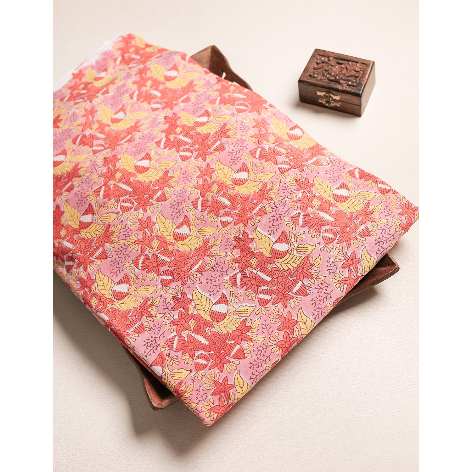 COTTON HANDBLOCK PRINTED FABRIC