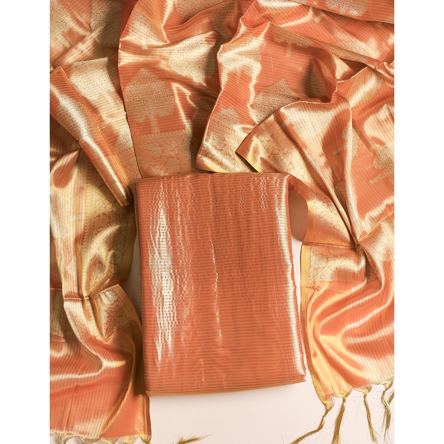 BANARAS TISSUE SILK 2 PIECE SUIT SET