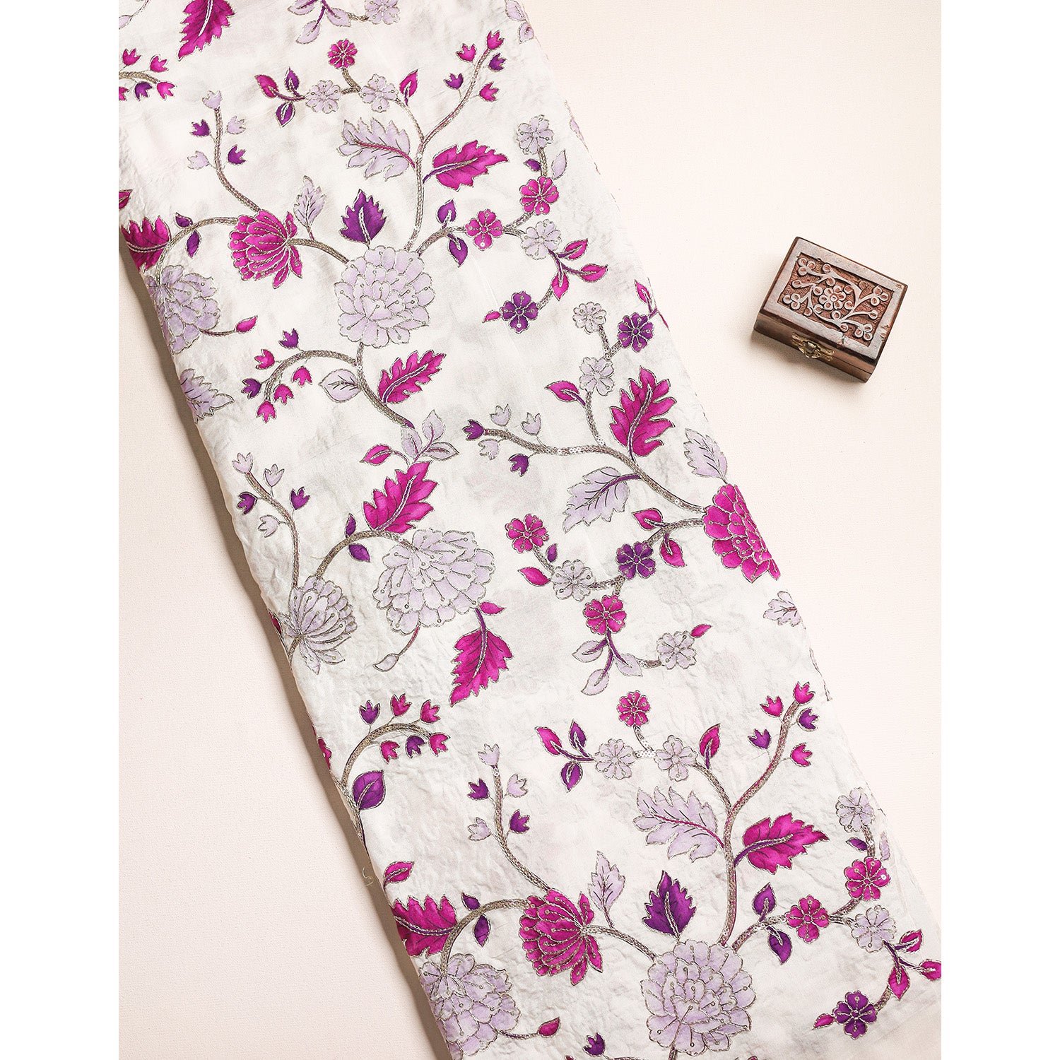 DOLA SILK EMBROIDERED FABRIC