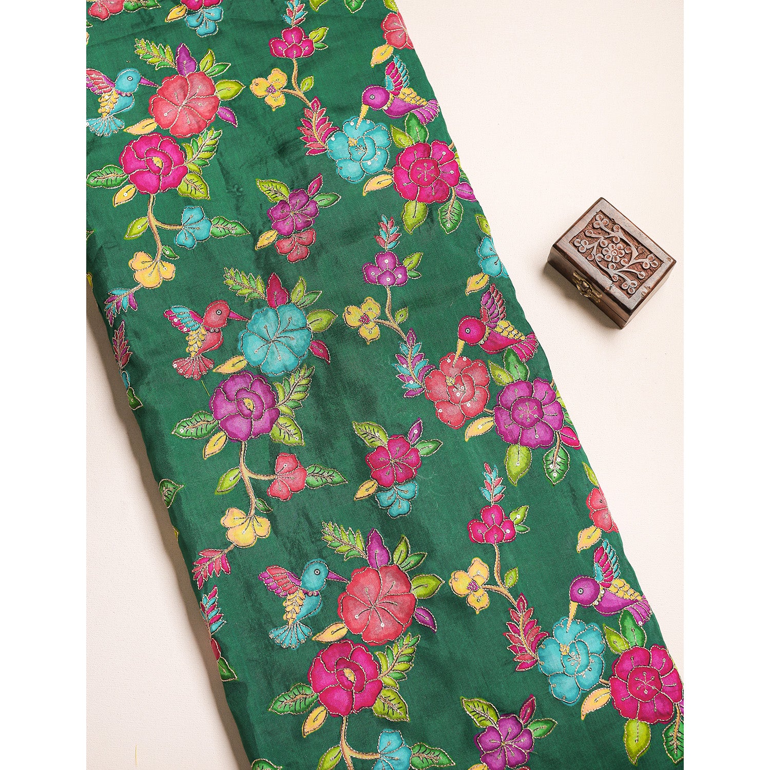 DOLA SILK EMBROIDERED FABRIC