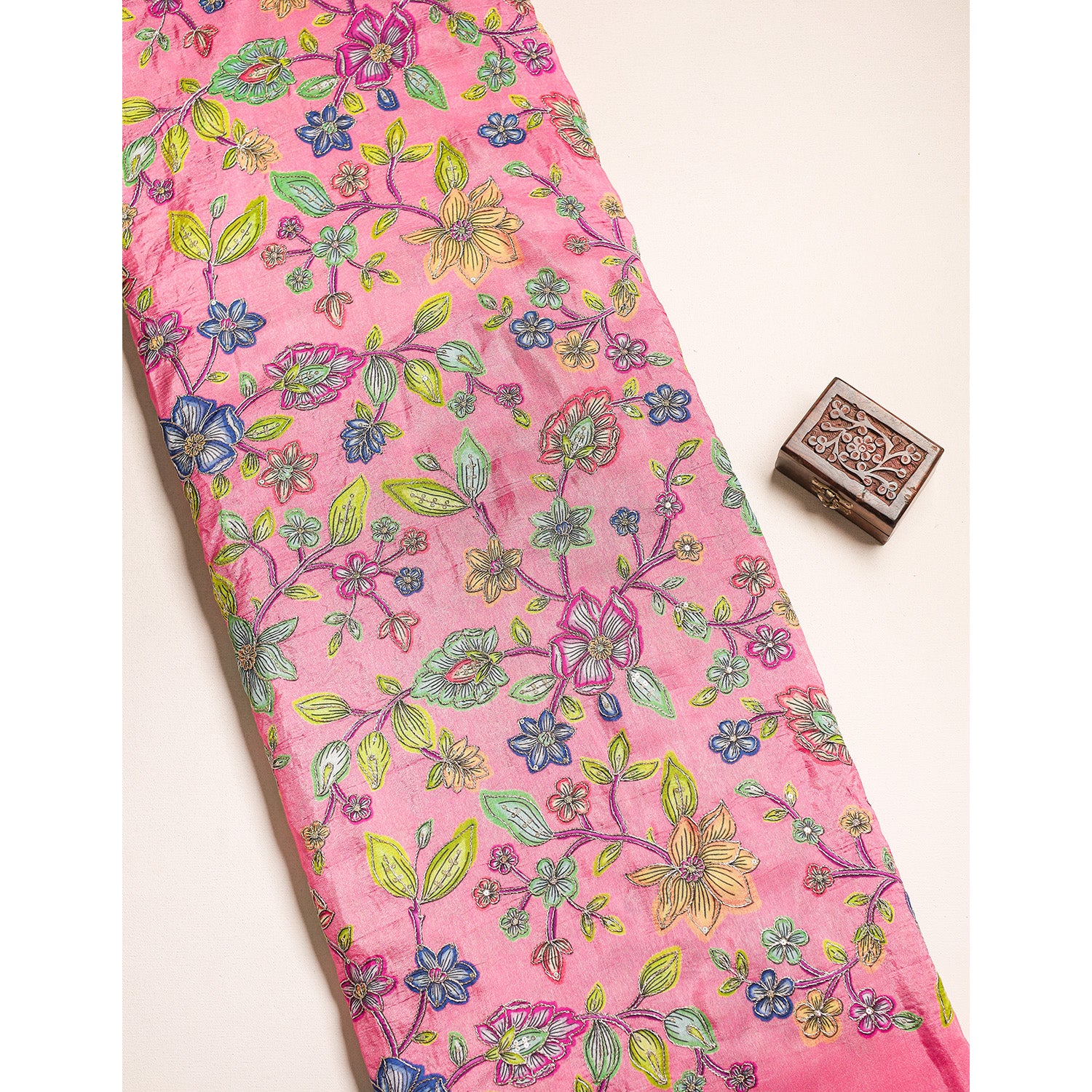 DOLA SILK EMBROIDERED FABRIC