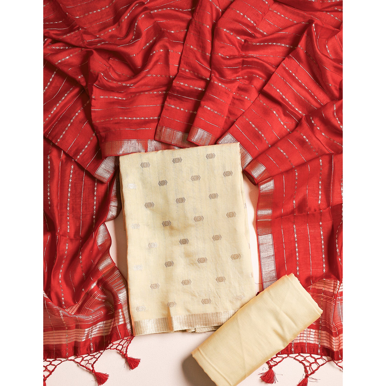 ZAREESHA BANARAS SUIT SET