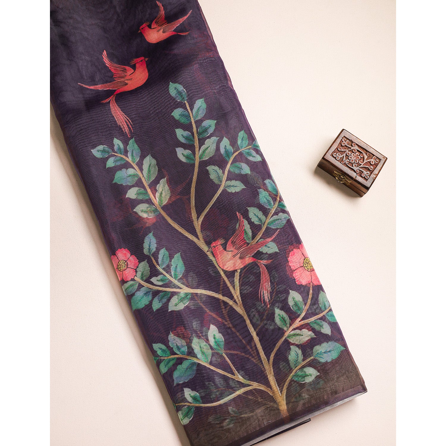 ORGANZA PRINTED FABRIC