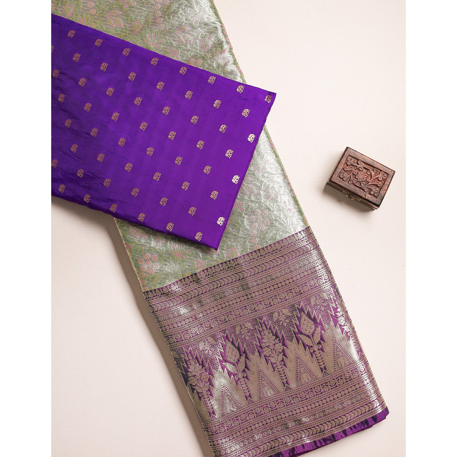 TISSUE SILK-BROCADE MIX & MATCH