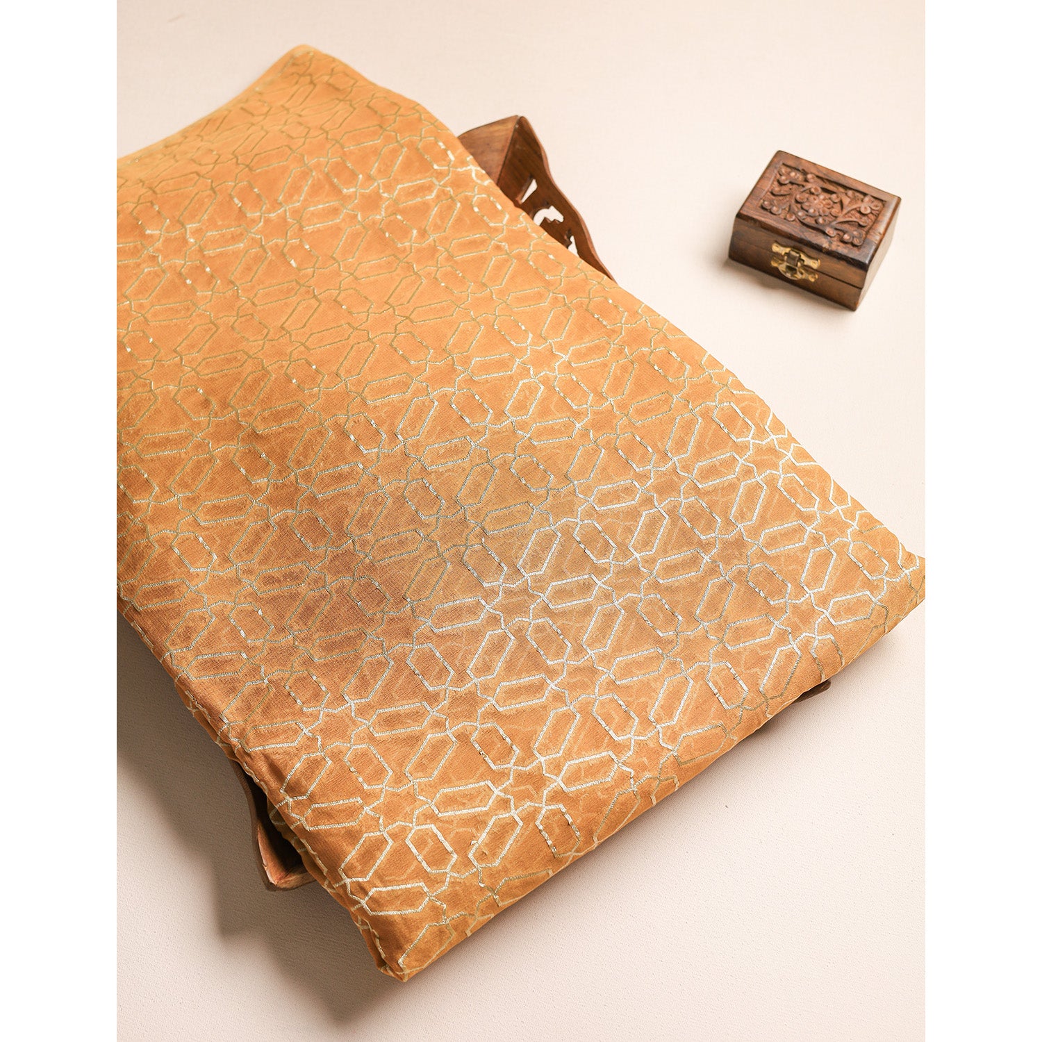 PURE BANARASI GEORGETTE FABRIC