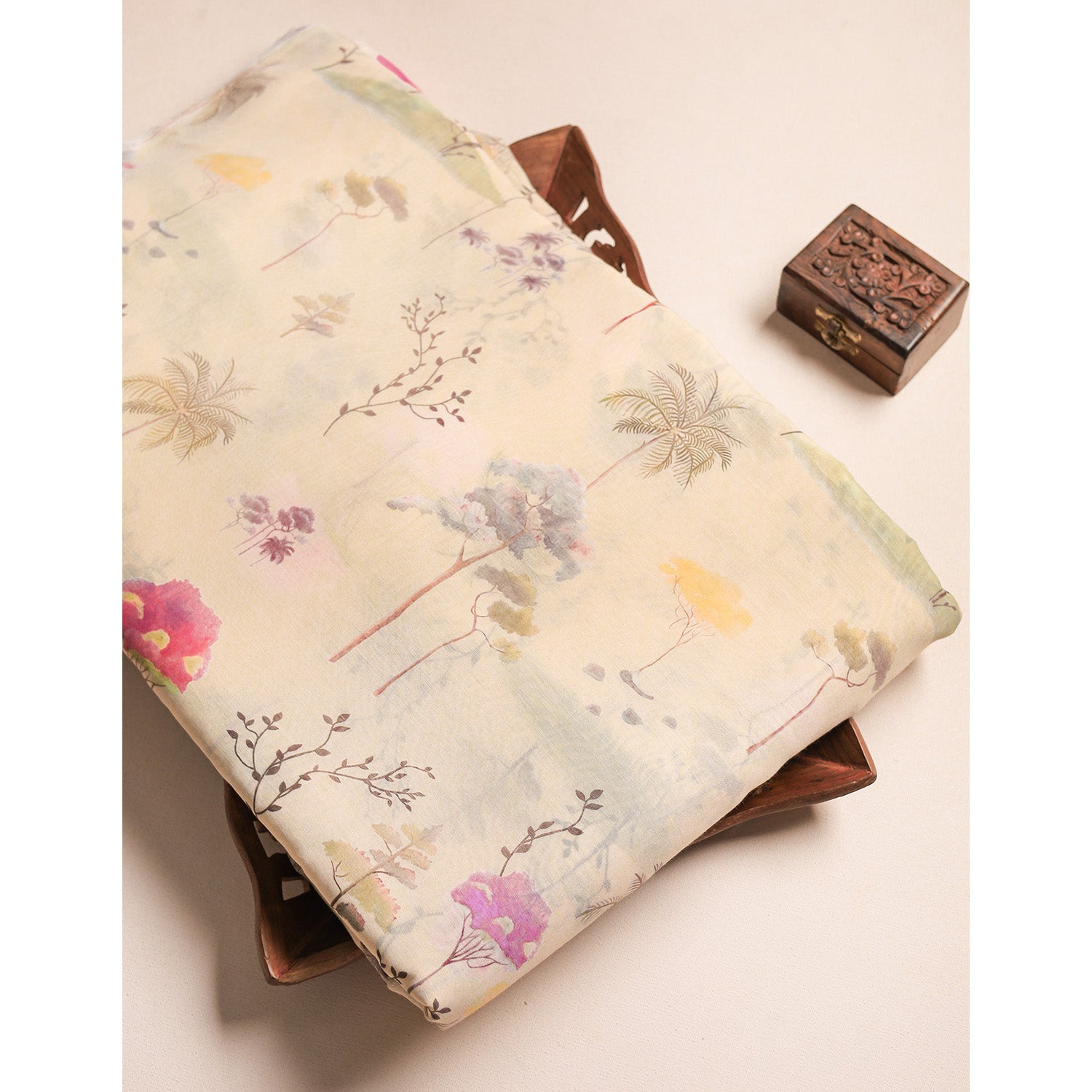 CHANDERI PRINTED FABRIC