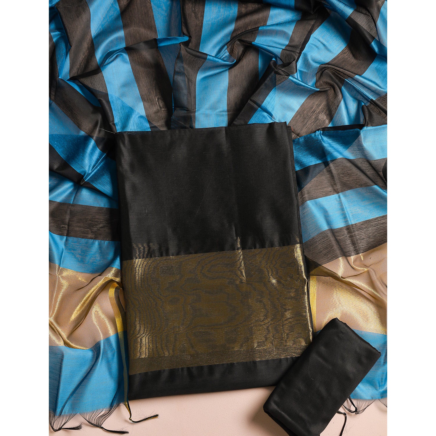 TISSUE CHANDERI SUIT SET