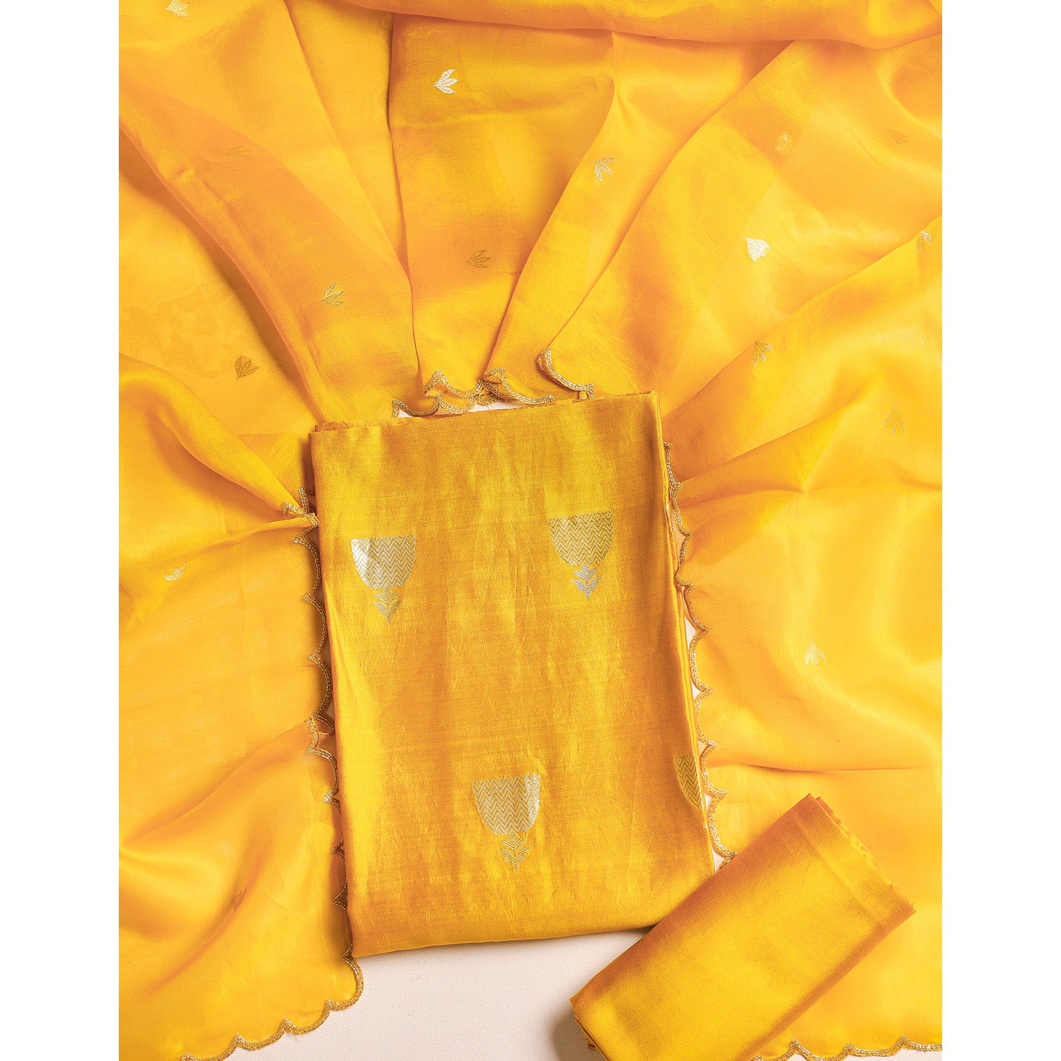 PURE BANARASI SILK SUIT SET