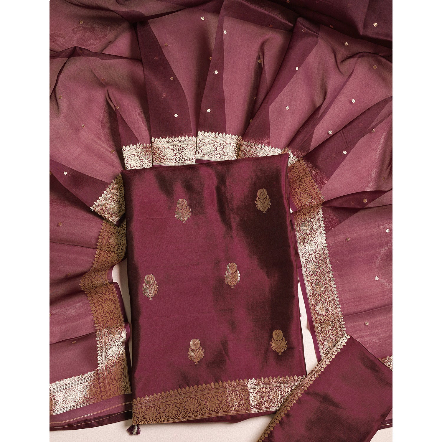 PURE BANARASI SILK SUIT SET