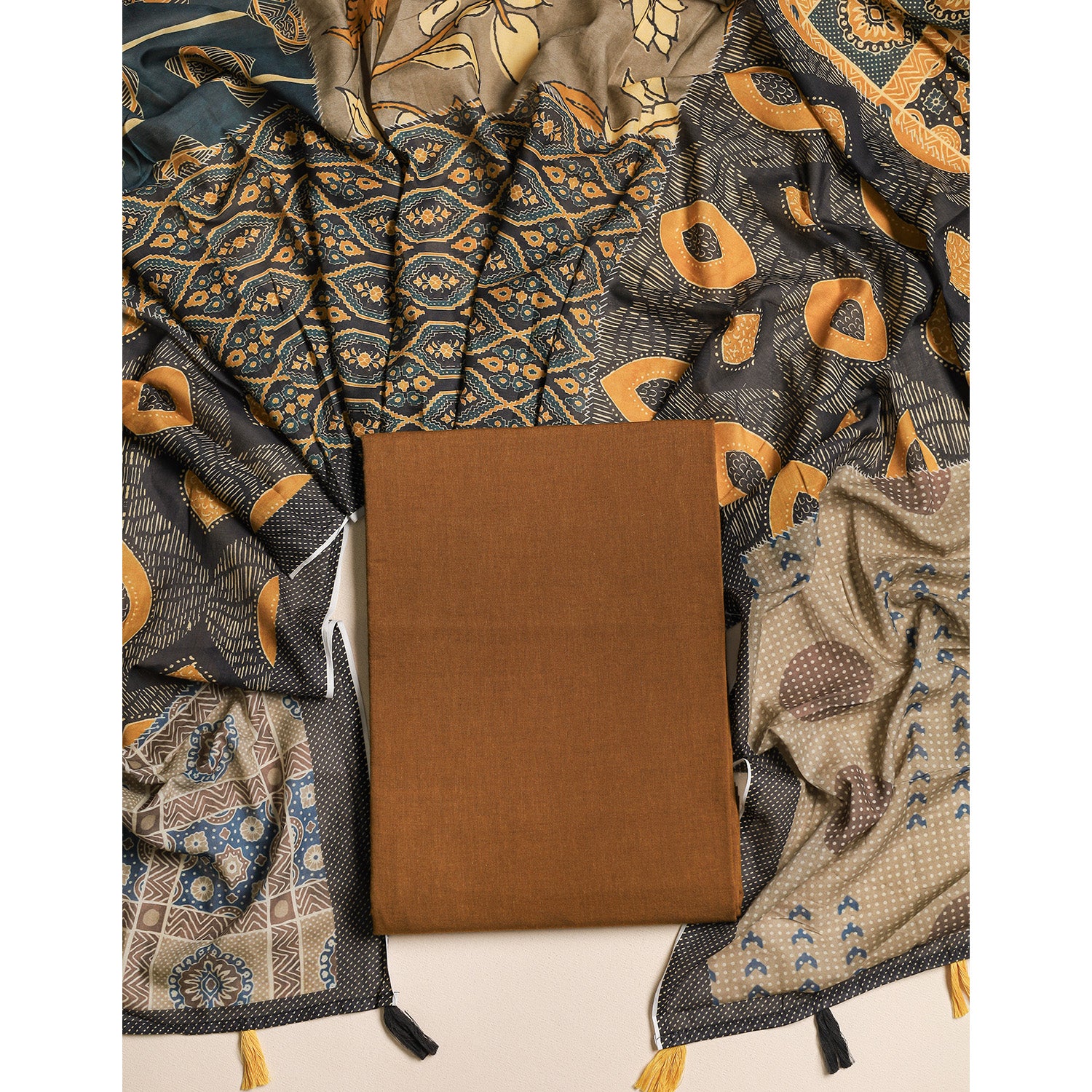 COTTON 2 PIECE SUIT SET