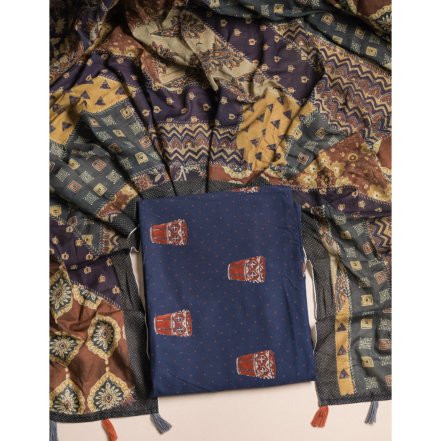 COTTON 2 PIECE SUIT SET