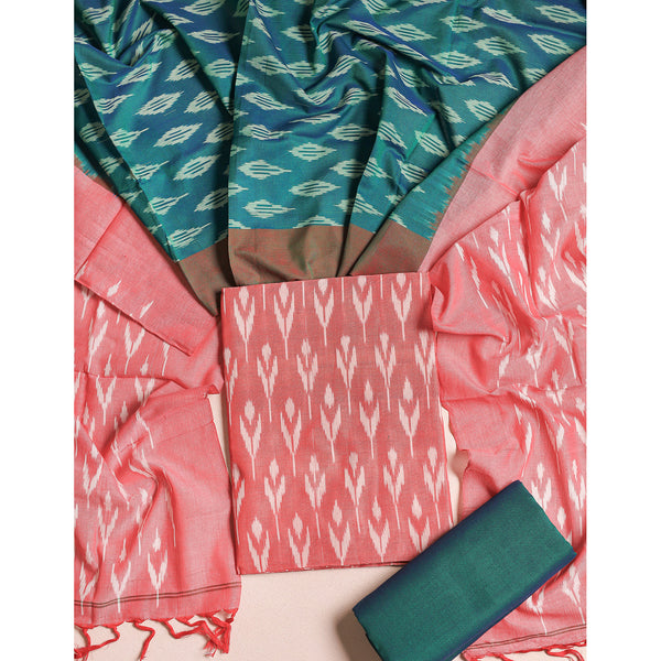 PURE COTTON MERCERIZED IKAT SUIT SET