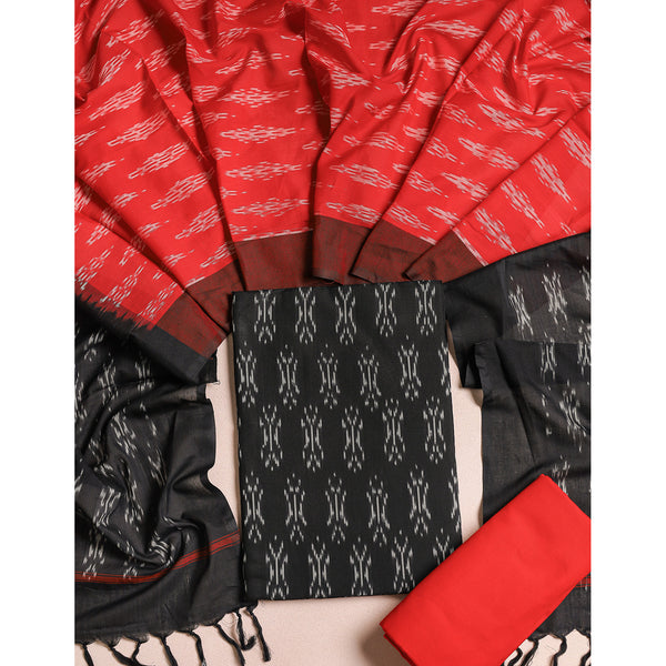 PURE COTTON MERCERIZED IKAT SUIT SET