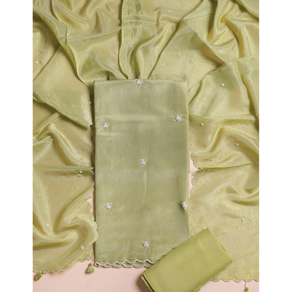 TISSUE EMBROIDERED SUIT SET