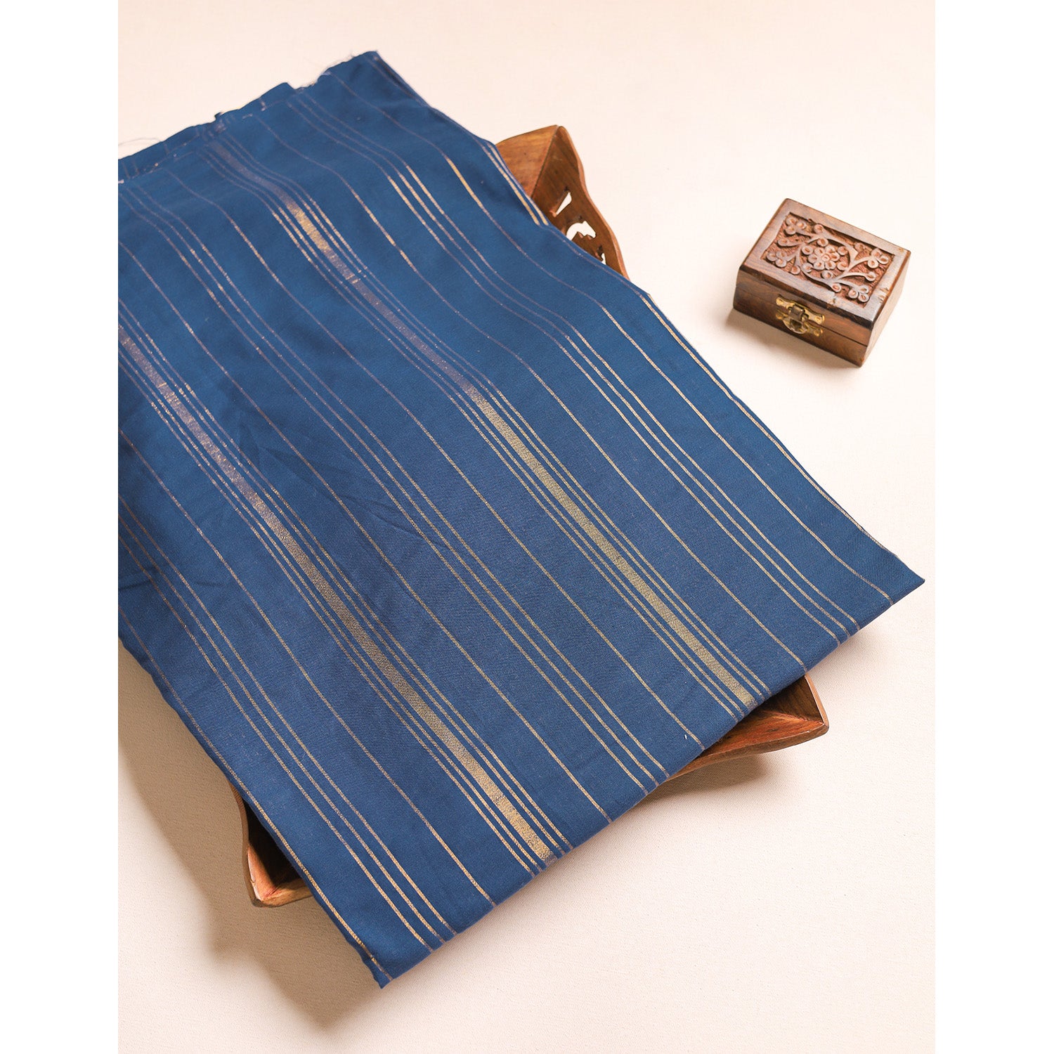 COTTON HANDLOOM LUREX FABRIC