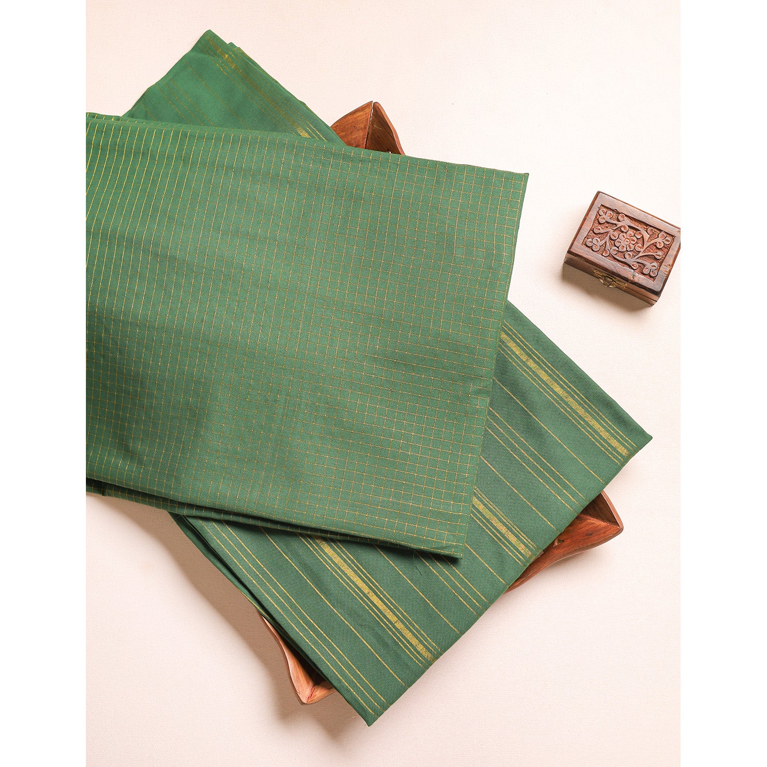 COTTON HANDLOOM LUREX MIX & MATCH