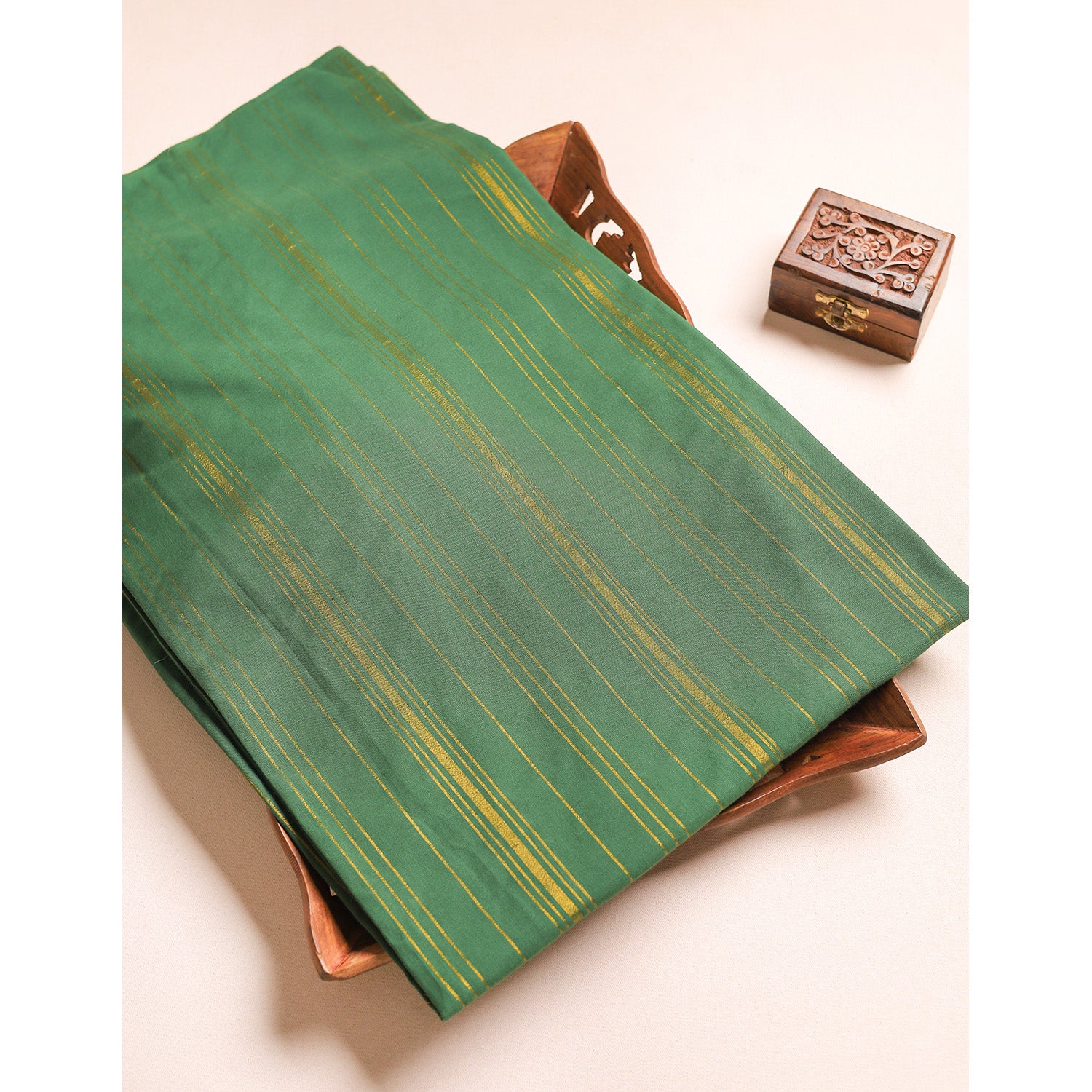 COTTON HANDLOOM LUREX FABRIC