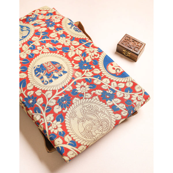 COTTON HANDBLOCK KALAMKARI PRINTED FABRIC