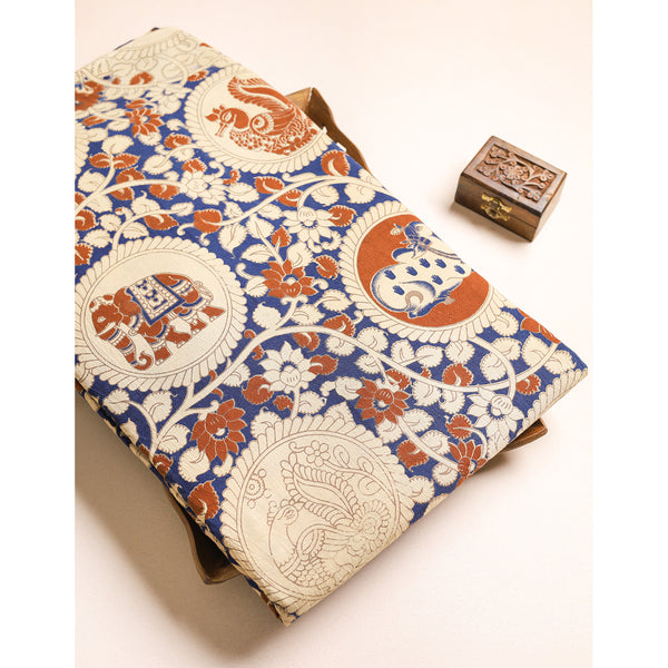 COTTON HANDBLOCK KALAMKARI PRINTED FABRIC