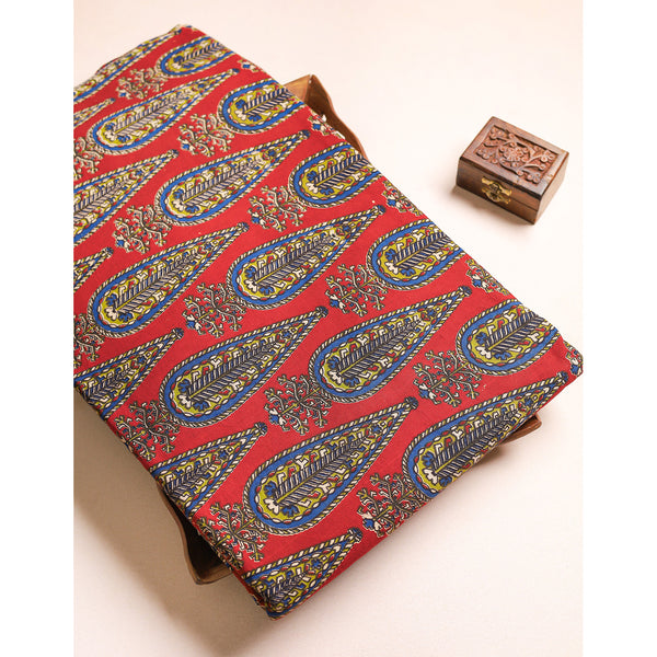 COTTON HANDBLOCK KALAMKARI PRINTED FABRIC
