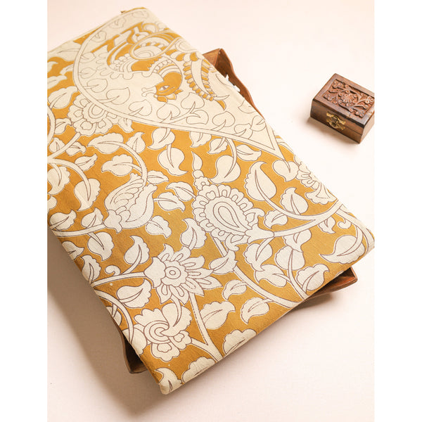 COTTON HANDBLOCK KALAMKARI PRINTED FABRIC