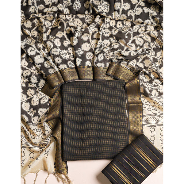 COTTON WOVEN LUREX SUIT SET