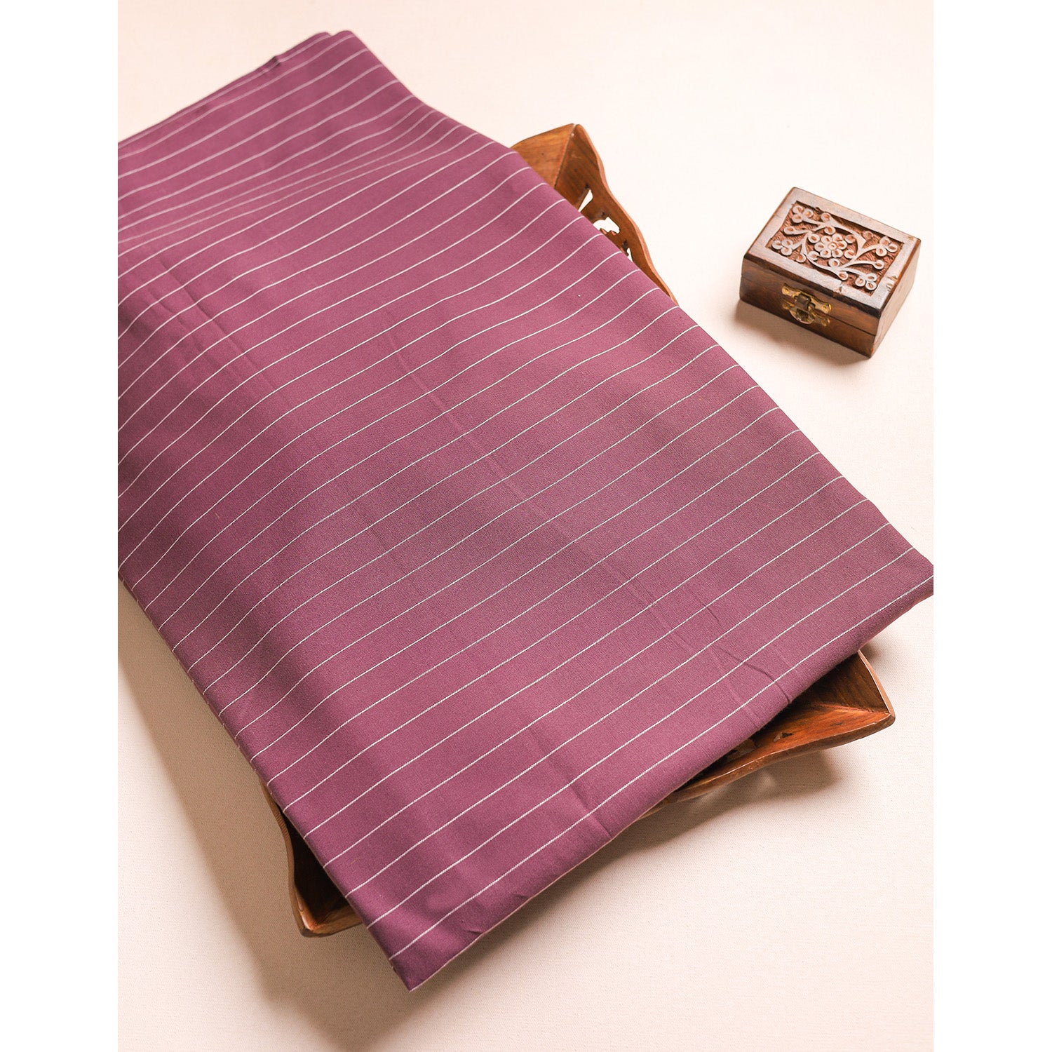 COTTON HANDLOOM STRIPED FABRIC