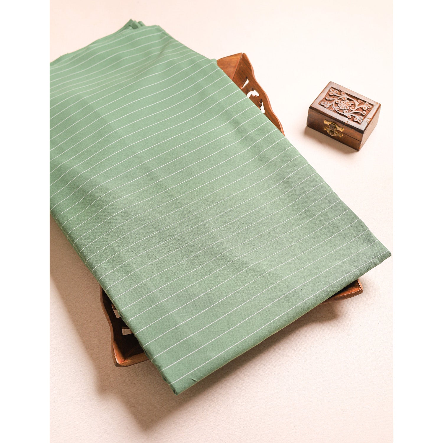 COTTON HANDLOOM STRIPED FABRIC