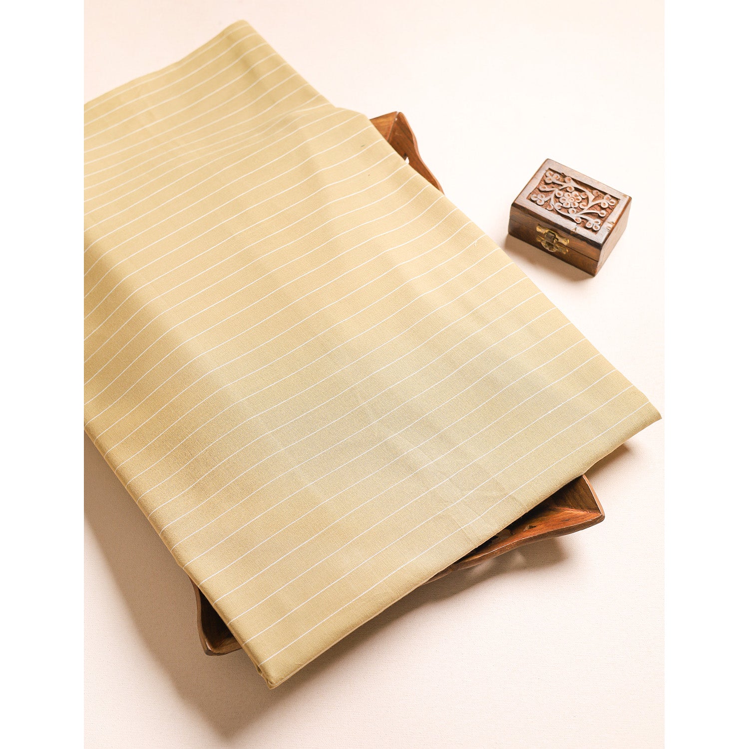 COTTON HANDLOOM STRIPED FABRIC