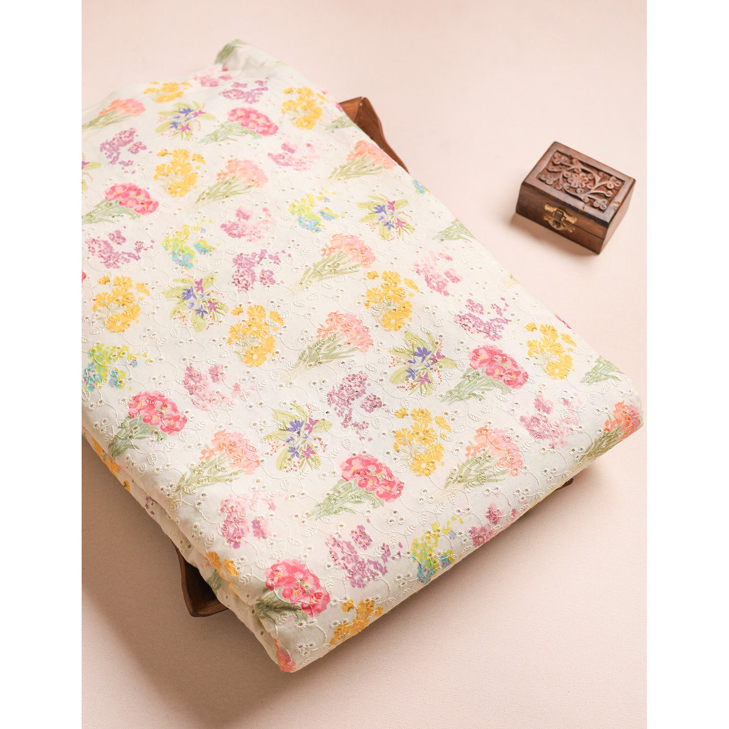 PURE COTTON SCHIFFLI HAKOBA FABRIC