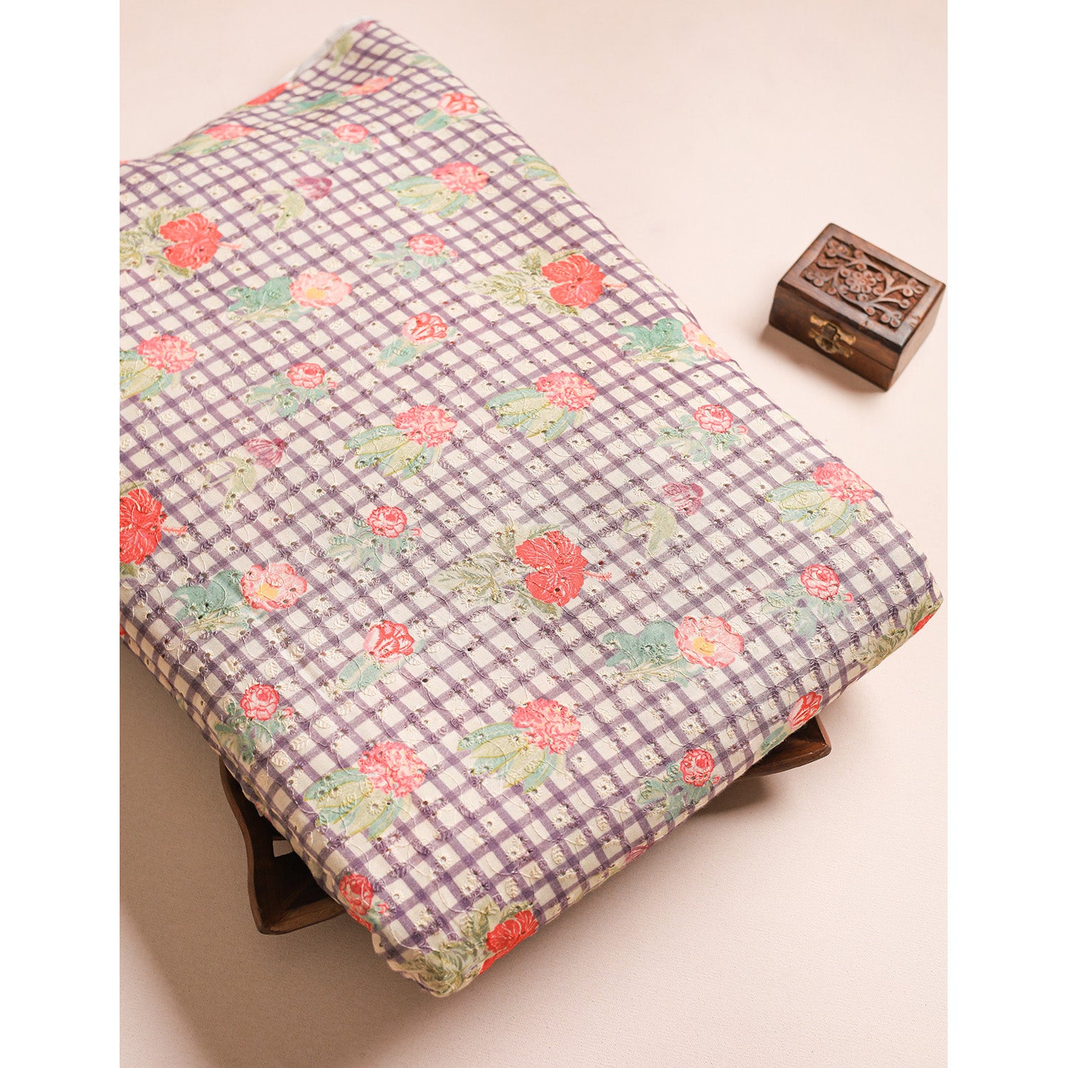 PURE COTTON SCHIFFLI HAKOBA FABRIC