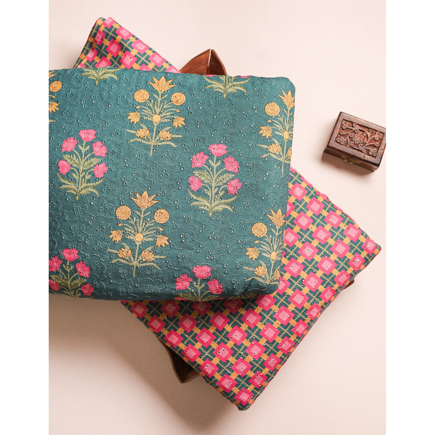 PURE COTTON SCHIFFLI HAKOBA FABRICS