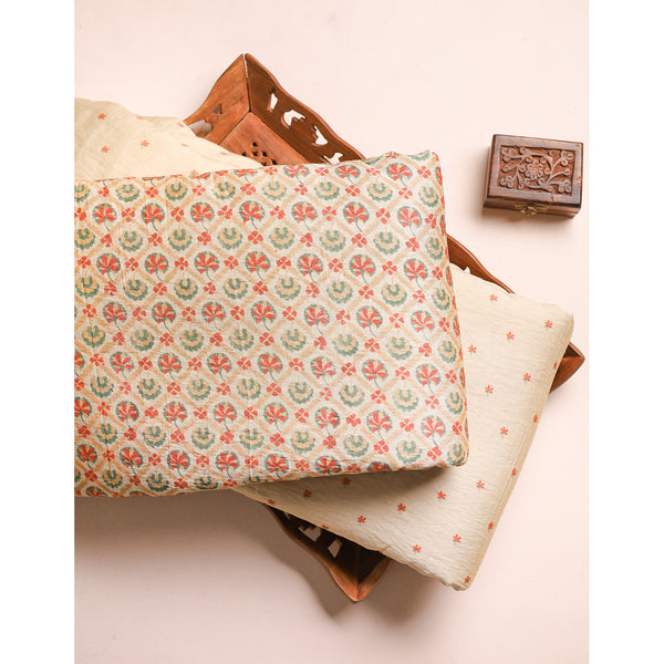 GULBAHAAR - PURE MOGRA CHANDERI SILK MIX & MATCH