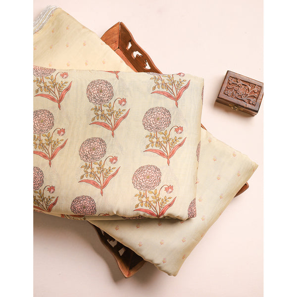 GULBAHAAR - PURE MOGRA CHANDERI SILK MIX & MATCH