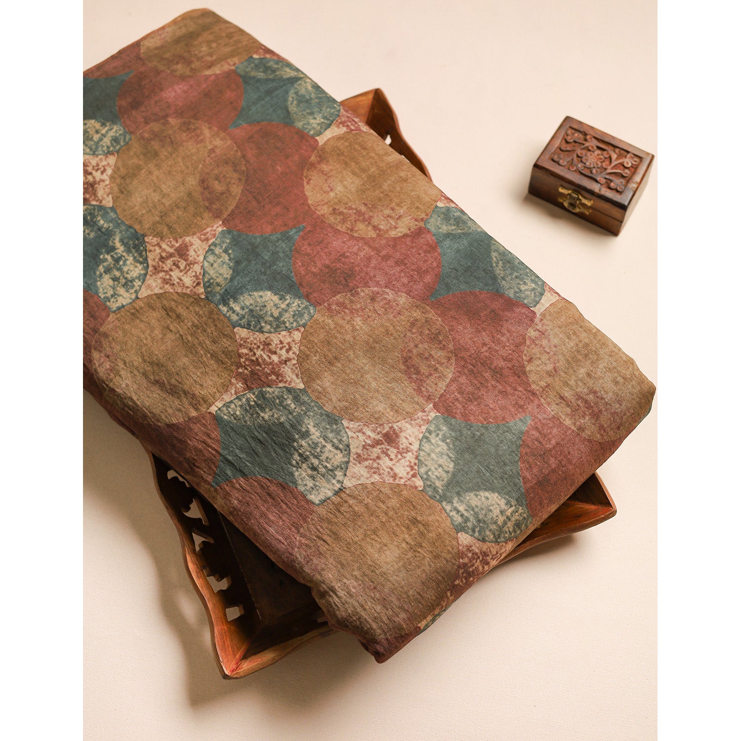 GULBAHAAR - PURE MOGRA CHANDERI SILK FABRIC